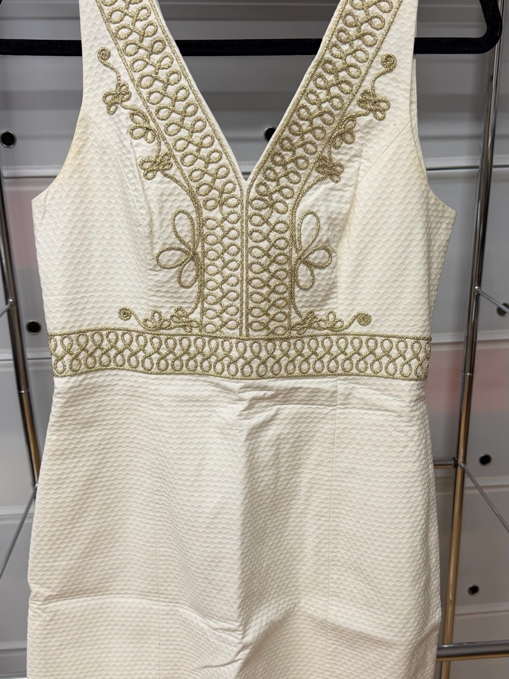 Lilly Pulitzer Aveline Vneck Shift Dress in resort white white